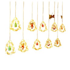 LED聖誕樹冰條燈, 暖白光, 3M*0.6M, USB/電池 兩種供電, 1條