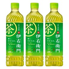 SunTORY 三得利 伊右衛門 綠茶飲料, 600ml, 3瓶