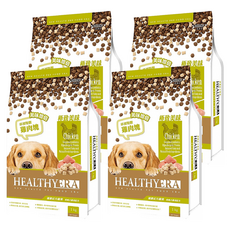 HEALTHYERA 健康紀元 挑嘴犬用 配方乾飼料 雞肉口味, 添加特製美味雞肉塊, 雞肉, 1kg, 4袋