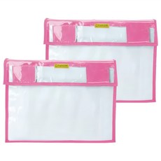 Bagtory HK 百寶袋王 文件袋 A4 尺寸 31cm x 22cm 帶小口袋, 2個