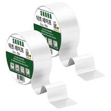 Skora 白色管道膠帶 5cm x 15m, 2個