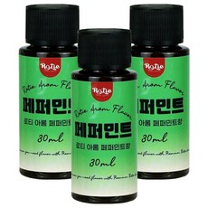 로티 아롬 식품 향료 페퍼민트향, 3개, 30ml