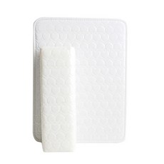 愛心手腕手臂靠墊組, 白色, 1套