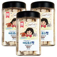마도로스펫 반려동물 데일리 트릿 동결건조간식, 혼합맛(북어/치킨), 90g, 3개