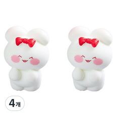 라벤티아 귀여운 토끼 피규어 타입2, 4개