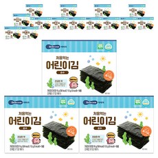 베베쿡 처음 먹는 어린이 김, 15g, 18개, 김맛