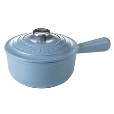 LE CREUSET 湯鍋 矽膠藍色SS, 16厘米