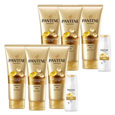 팬틴 케라틴 극손상케어 트리트먼트 220ml 3p + 샴푸 90ml 세트, 2개