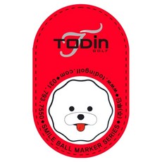 TODIN 大狗狗高爾夫球標, 白色