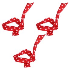 PARTYSHOW 飄逸造型圍巾 圓點紅色 3個