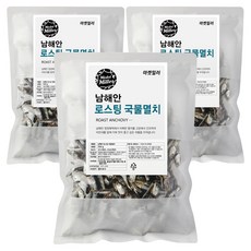 마켓밀러 남해안 로스팅 국물멸치, 500g, 3개