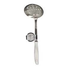 KAI 貝印 House 不鏽鋼帶孔圓杓, 日本製造, 耐熱手柄, DE-5803, 1支