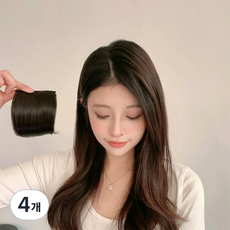 Style Planet 自然豐盈側邊髮片 H572s2, 深棕色, 深棕色, 4個