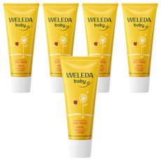 WELEDA 薇蕾德 金盞花寶貝柔護面霜, 5條, 50ml