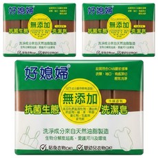 好媳婦 無添加生態洗潔皂 4入, 520g, 3組