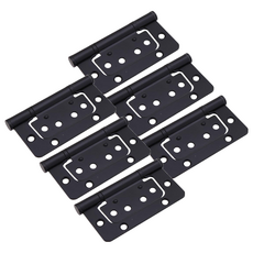 房門用 4吋 簡易鉸鏈 黑色, 6個