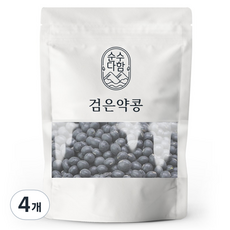 순수다함 검은약콩 검은콩, 300g, 4개