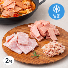땅스 모둠햄 (냉동), 1kg, 2팩