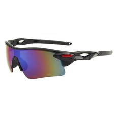 BEEBUYONE 騎行運動太陽眼鏡, 1個, 黑色混色