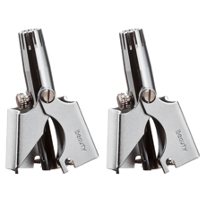 美容不銹鋼手動鼻毛去除器, 單色, 2個