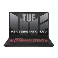 에이수스 2024 TUF A17 17.3 라이젠5 지포스 RTX 4050, Mecha Gray, 1536GB, 16GB, WIN11 Home, FA707NU-HX063