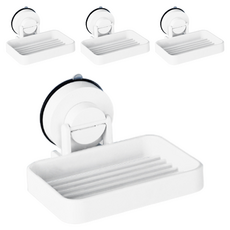 deHUb 肥皂盒 R-S60, 白色, 4個