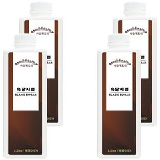 서울팩토리 흑당시럽, 1.2kg, 4개