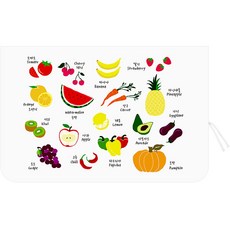 Banybany 印花汽車遮陽罩+綁繩 隨機出貨, 1組, 09 水果(Askin款)+繩子(隨機出貨)