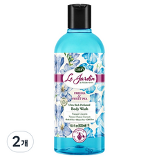 dalan 達欖 Le Jardin 沐浴露 小蒼蘭與甜豌豆, 2個, 500ml