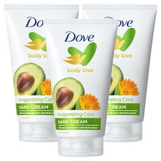 Dove 多芬 Body Love 活力修護護手霜 酪梨與茉莉花, 3個, 75ml
