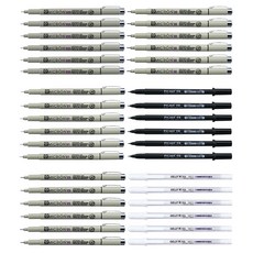 SAKURA 櫻花 Figma Manga 6 支筆漫畫繪畫筆套裝, 混色, 6套