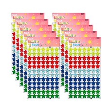 Do it 鐳射貼紙 星星 小, 混合顏色, 10套