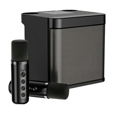 無線麥克風 KTV 藍芽音響 YS-203, 10W音響功率, 藍芽5.0, 續航3-6小時, Type-C充電, AUX/USB/TF卡輸入