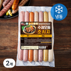 팜스쿡 수제 모둠 소시지 (냉동), 1kg, 2개