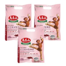 馬玉山 紅豆紫米堅果飲, 360g, 3袋