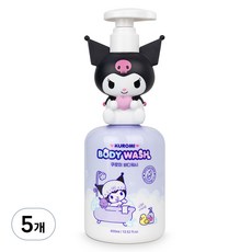 ATEX Kuromi 兒童弱酸性沐浴乳 蘋果香, 5個, 400ml