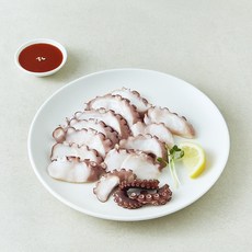 손질 데친문어 슬라이스 (냉장), 1개, 100g