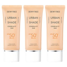 듀이트리 어반쉐이드 커버 앤 핏 선크림 SPF50+ PA++++, 40ml, 3개