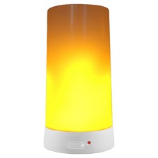 蕉蕉購物 LED火焰燈 黃色, 1個