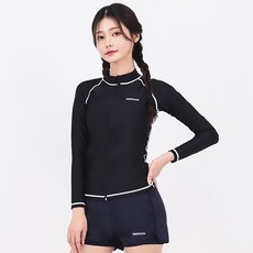 aquatica 女款拉鍊防磨衣層次感泳裝衝浪褲 上衣 AQAWJP23004 + 下身 AQAWPT23002 套組