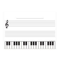 magpia 橡膠磁鐵五線譜白板