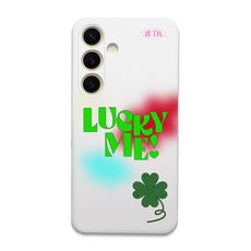 iRUDA 키치 타이포그래피 풀 커버 젤리 휴대폰 케이스