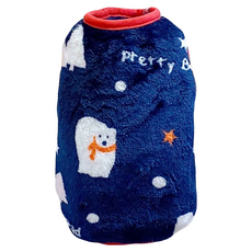 SassyDog 寵物保暖衣, 北極熊 藍色, 1件