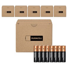 듀라셀 알카라인 보관박스팩 AAA 건전지, 8개입, 6개
