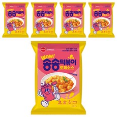 O taste 松松玫瑰醬辣炒年糕, 5個, 340g