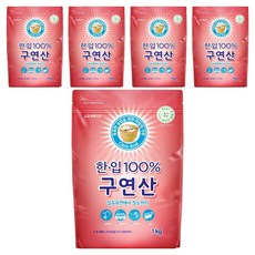 한입 100% 구연산, 1kg, 6개