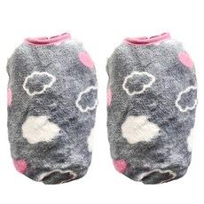 SassyDog 保暖衣, 毛絨灰色雲朵 灰色, 2件