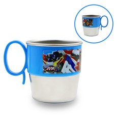 LE BARN 衝鋒戰士16 附把手不鏽鋼杯, 混合顏色, 1個, 280ml