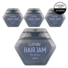 GATSBy HAIR JAM 隨性霧感髮醬, 110ml, 4個