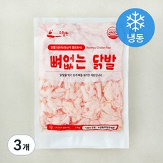 수월한 뼈없는 닭발 (냉동), 1kg, 3개